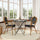 Set of 2 Classic Commercial Grade Bistro Chairs, Black/Natural Frame - Flash Furniture