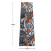 2' x 7' Orange Abstract Area Rug - Olefin Rug - Flash Furniture