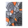5' x 7' Orange Abstract Area Rug - Olefin Rug - Flash Furniture