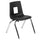 Advantage Black Student Stack School Chair - 14-inch - Flash Furniture