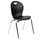 Advantage Titan Black Student Stack School Chair - 18-inch - Flash Furniture