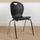 Advantage Titan Black Student Stack School Chair - 18-inch - Flash Furniture