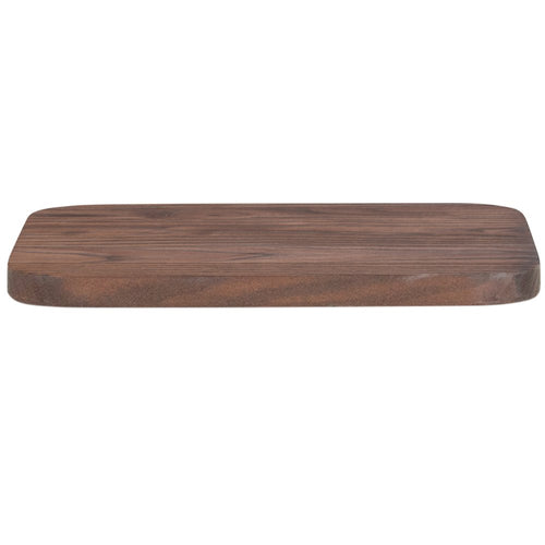 Rustic Walnut Wood Seat for Colorful Metal Barstools - Flash Furniture