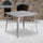 Commercial Grade 35.5'' Square Silver Metal Indoor-Outdoor Table - Flash Furniture