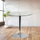 31.5'' Round Glass Table with 29''H Chrome Base - Flash Furniture