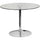 39.25'' Round Glass Table with 29''H Chrome Base - Flash Furniture