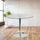 39.25'' Round Glass Table with 29''H Chrome Base - Flash Furniture