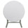 2.63-Foot Round Granite White Plastic Folding Table - Flash Furniture