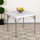 2.85-Foot Square Granite White Plastic Folding Table - Flash Furniture