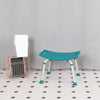 300 Lb. Capacity, Adjustable Teal Bath, Shower Chair with Non-slip Feet - Flash Furniture