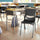 Desk with Open Front Metal Book Box, Maple Desktop, Black Stack Chair - Flash Furniture