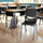 Desk with Open Front Metal Book Box, Natural Desktop, Black Stack Chair - Flash Furniture