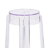25.75'' High Transparent Counter Height Stool - Flash Furniture