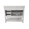 42 Inch Contemporary Bathroom Vanity with Storage Drawers and Sink Combo - Flash Furniture