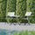 Modern 3 Piece Folding French Bistro Table and Chairs Set - Flash Furniture