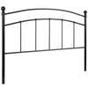Woodstock Decorative Black Metal Queen Size Headboard - Flash Furniture