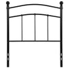 Woodstock Decorative Black Metal Twin Size Headboard - Flash Furniture