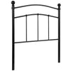 Woodstock Decorative Black Metal Twin Size Headboard - Flash Furniture
