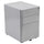 3-Drawer Mobile Locking Filing Cabinet with Anti-Tilt Mechanism, Gray - Flash Furniture
