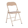 5 Piece Tan Folding Card Table and Chair Set - Flash Furniture