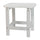 All-Weather Poly Resin Wood Adirondack Side Table in White - Flash Furniture