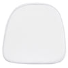 Kids Soft White Fabric Chiavari Chair Cushion - Flash Furniture