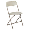 HERCULES Series 650 lb. Capacity Premium Beige Plastic Folding Chair - Flash Furniture