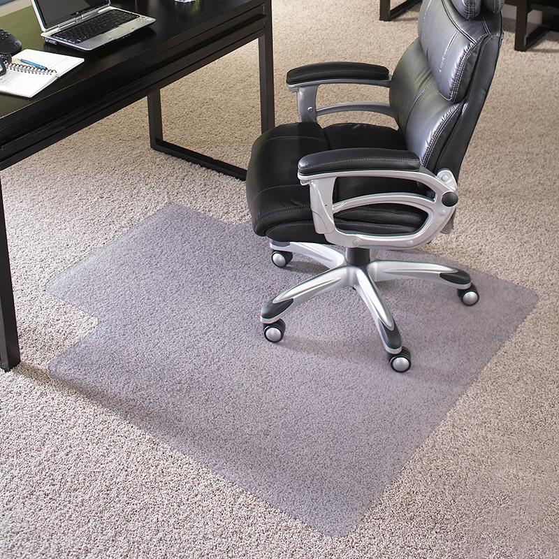 36'' x 48'' Big & Tall 400 lb. Capacity Carpet Chair Mat with Lip - Flash Furniture