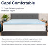 2 inch Cool Gel Mattress Topper with CertiPUR-US Certified Memory Foam - Full - Flash Furniture