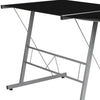 L-Shaped Desk 83.5'' Computer Corner Desk, Black - Flash Furniture