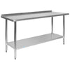 Stainless Steel 18  Gauge Prep and Work Table - Flash Furniture