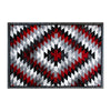 Southwestern 5' x 7' Red Area Rug - Olefin Rug with Jute Backing - Flash Furniture