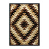 Southwestern 6' x 9' Brown Area Rug - Olefin Rug with Jute Backing - Flash Furniture