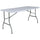 4.97-Foot Bi-Fold Granite White Plastic Folding Table - Flash Furniture