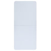 4.97-Foot Bi-Fold Granite White Plastic Folding Table - Flash Furniture