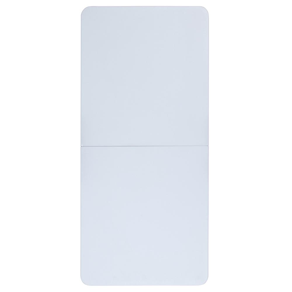 4.97-Foot Bi-Fold Granite White Plastic Folding Table - Flash Furniture
