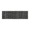 Geometric Bohemian Low Pile Rug - 2' x 6' - Dark Gray/Ivory Polyester - Flash Furniture