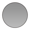 20'' Round Black Metal Framed Wall Mirror - Flash Furniture