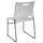 881 lb. Capacity White Sled Base Stack Chair with Air-Vent Back - Flash Furniture