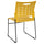 881 lb. Capacity Yellow Sled Base Stack Chair with Air-Vent Back - Flash Furniture