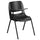 Black Ergonomic Shell Chair with Right Handed Flip-Up Tablet Arm - Flash Furniture