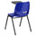 Blue Ergonomic Shell Chair with Right Handed Flip-Up Tablet Arm - Flash Furniture