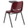 Burgundy Ergonomic Shell Chair with Right Handed Flip-Up Tablet Arm - Flash Furniture