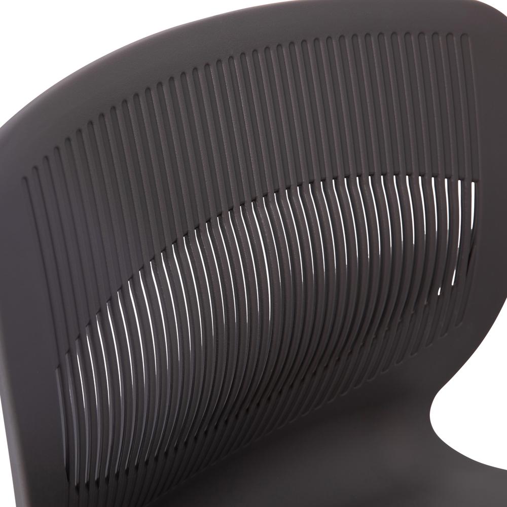 Modern Commercial Grade Stacking Chair with Lumbar Support - Flash Furniture