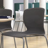 Modern Commercial Grade Stacking Chair with Lumbar Support - Flash Furniture