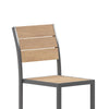 Modern Commercial Grade Patio Chair with Arms - Flash Furniture