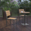 Modern Commercial Grade Patio Chair with Arms - Flash Furniture