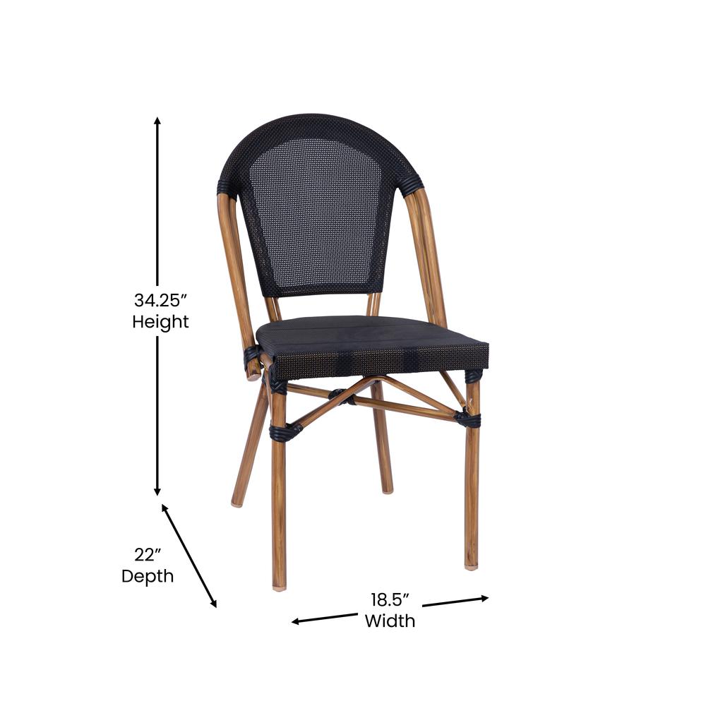2PK White/Gray, Paris Stool - Flash Furniture