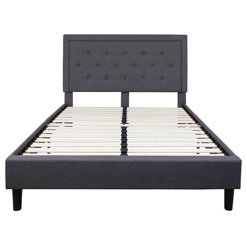 Queen Platform Bed | Queen Size Platform Bed Frame with Headboard - Flash Furniture
