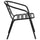 Black Metal Restaurant Stack Chair with Aluminum Slats - Flash Furniture